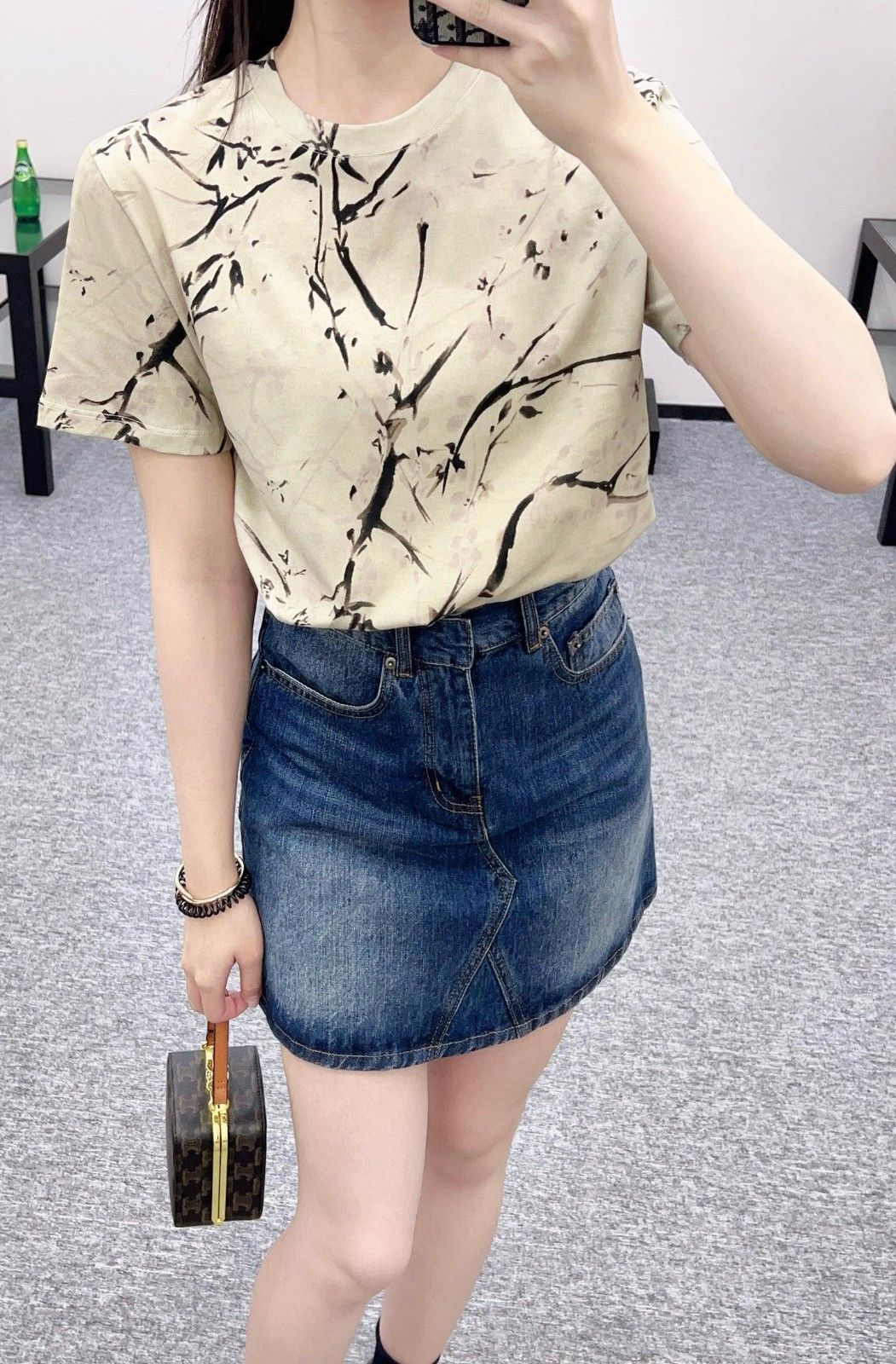 ディオール 半袖tシャツ プリント レディース向け A30588