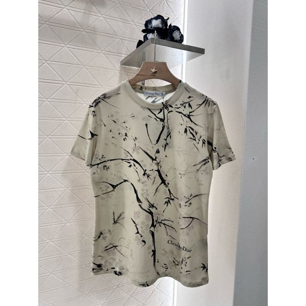 ディオール 半袖tシャツ プリント レディース向け A30588