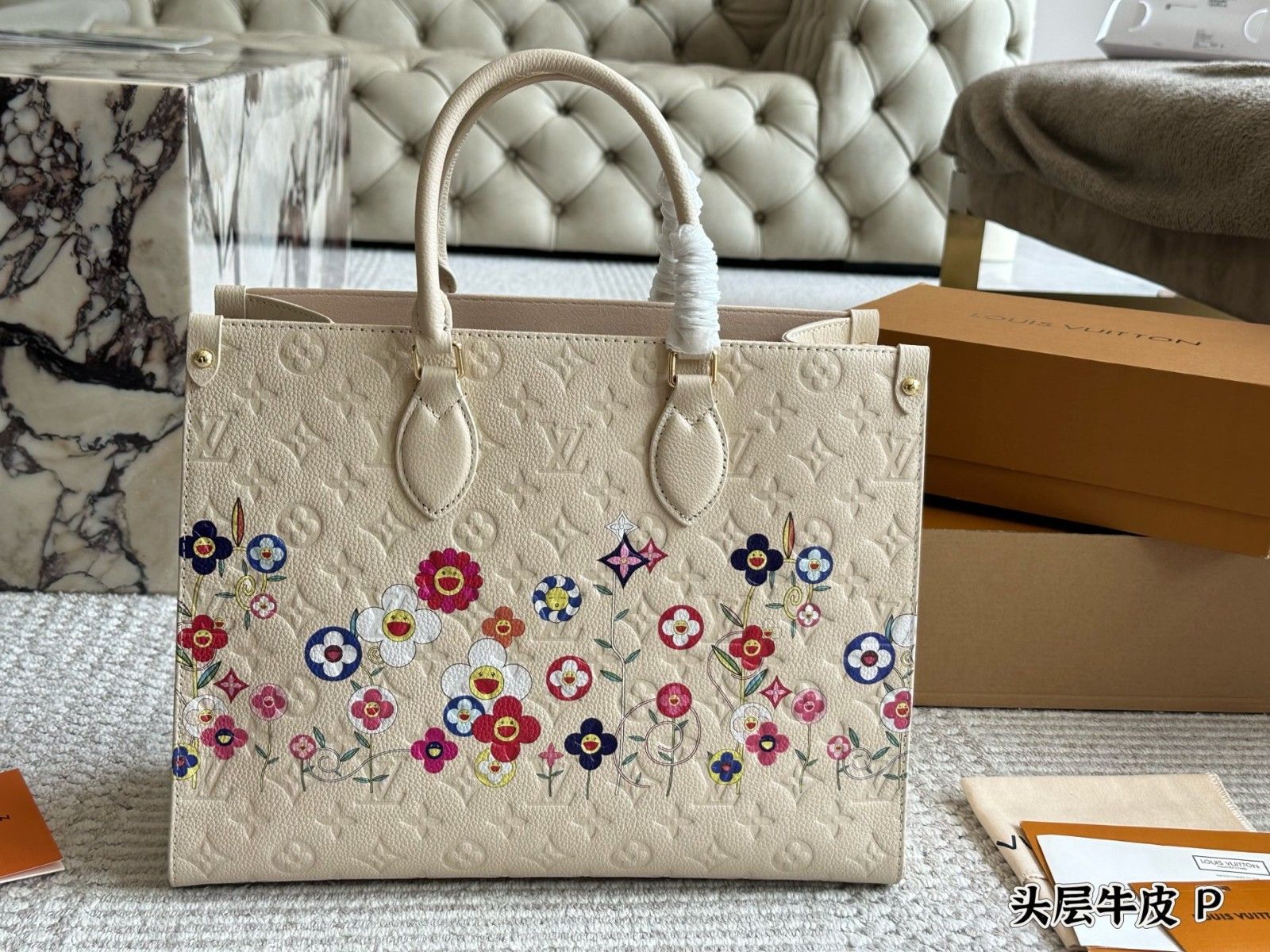 ルイヴィトン OnTheGo トートバッグ 高品質 レザー A30600