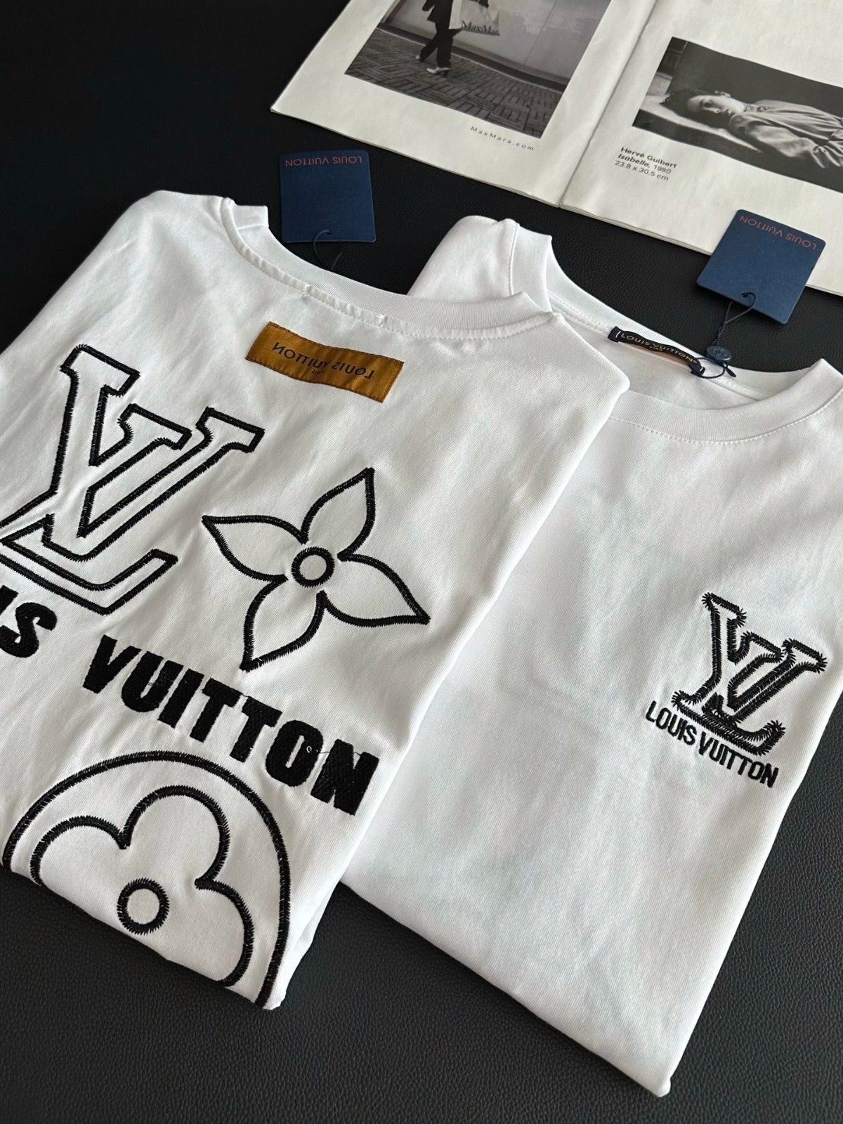 ルイヴィトン 半袖tシャツ 刺繍 日常 カジュアル A30594