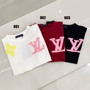 ルイヴィトン 半袖tシャツ ニット 刺繍 レディース向け A30587