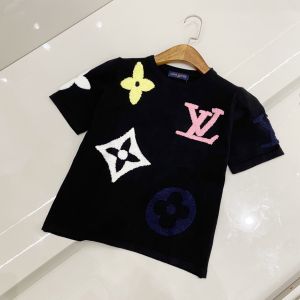 ルイヴィトン 半袖tシャツ ニット 刺繍 レディース向け A30587