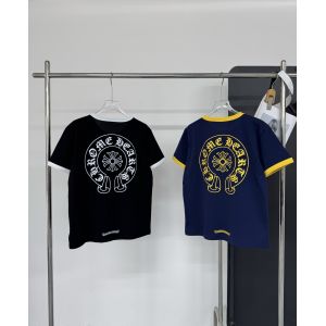 クロムハーツ Tシャツ コントラストカラー レディース向け A30593