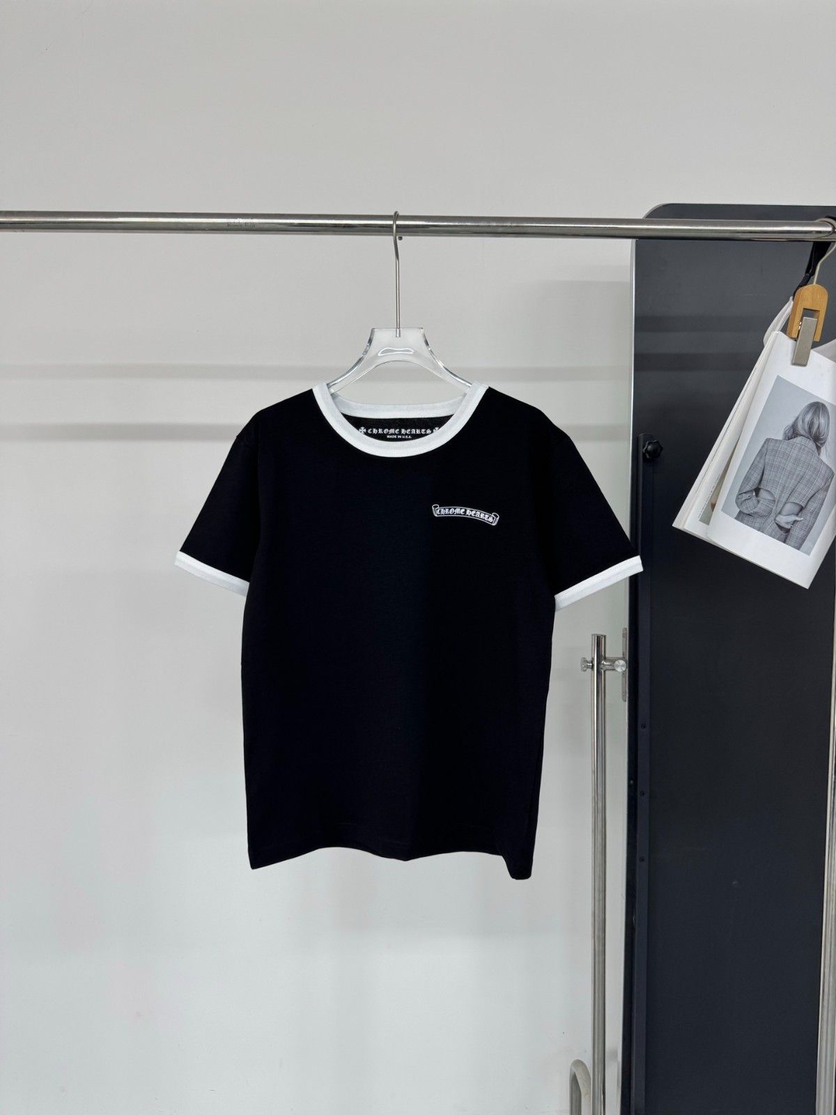 クロムハーツ Tシャツ コントラストカラー レディース向け A30593
