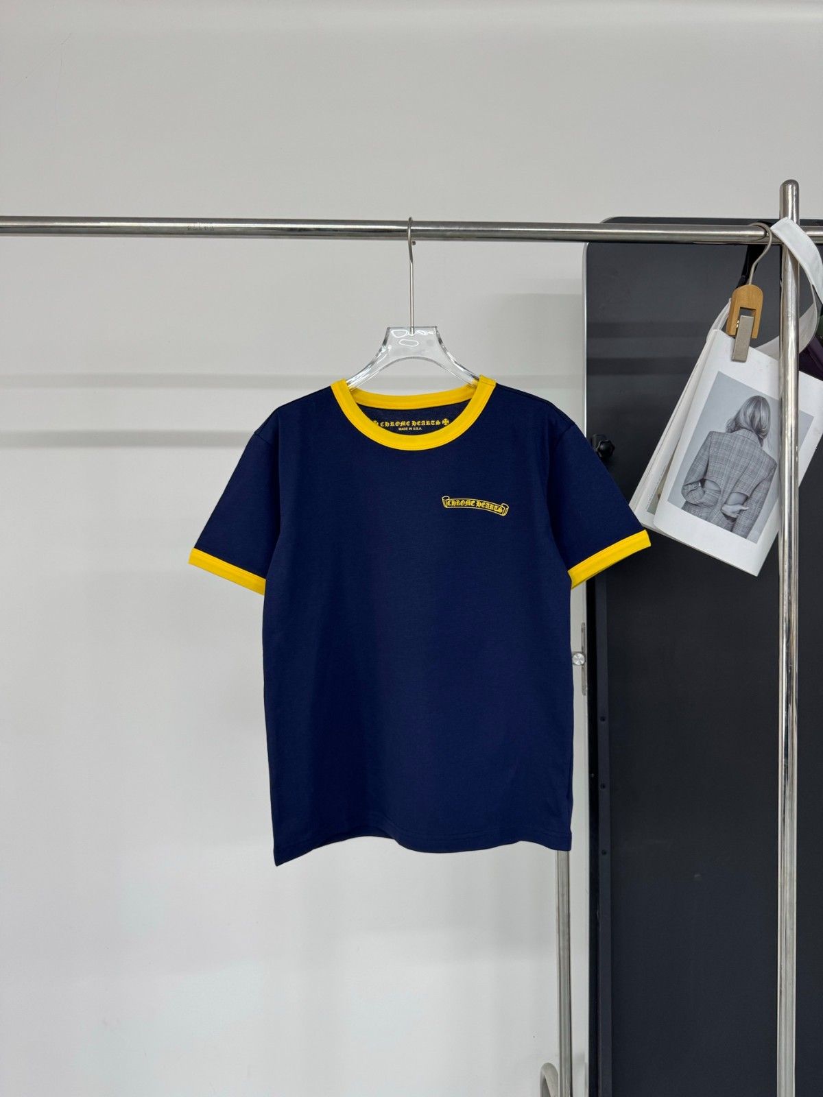 クロムハーツ Tシャツ コントラストカラー レディース向け A30593