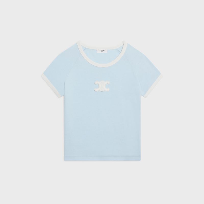 セリーヌ 半袖 Tシャツ レディース ラウンドネック A30603
