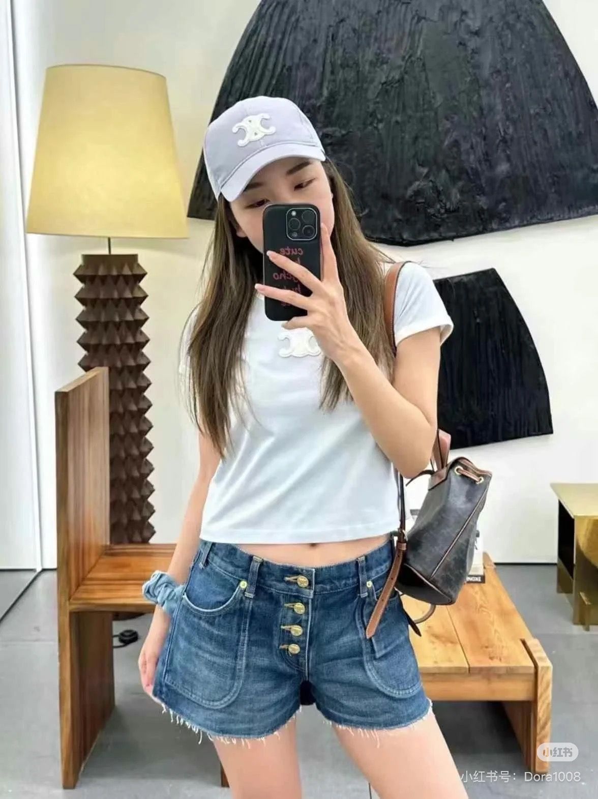 セリーヌ 半袖 Tシャツ レディース ラウンドネック A30603