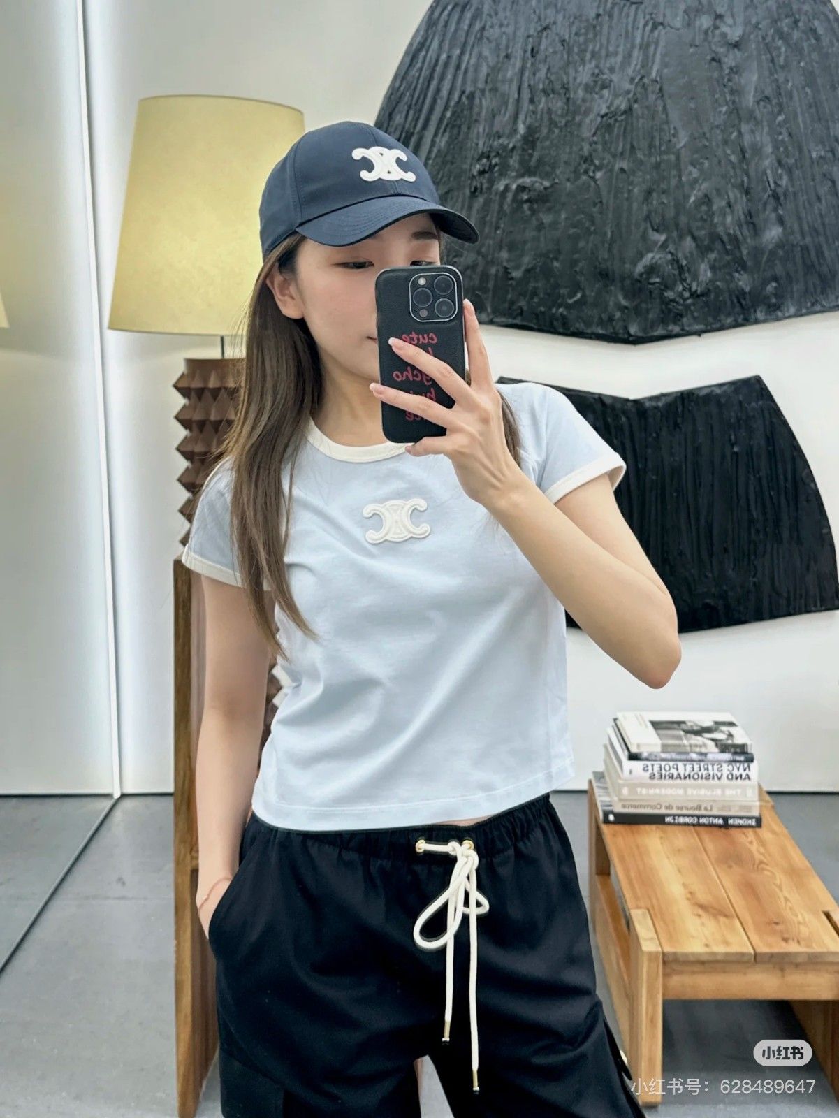 セリーヌ 半袖 Tシャツ レディース ラウンドネック A30603