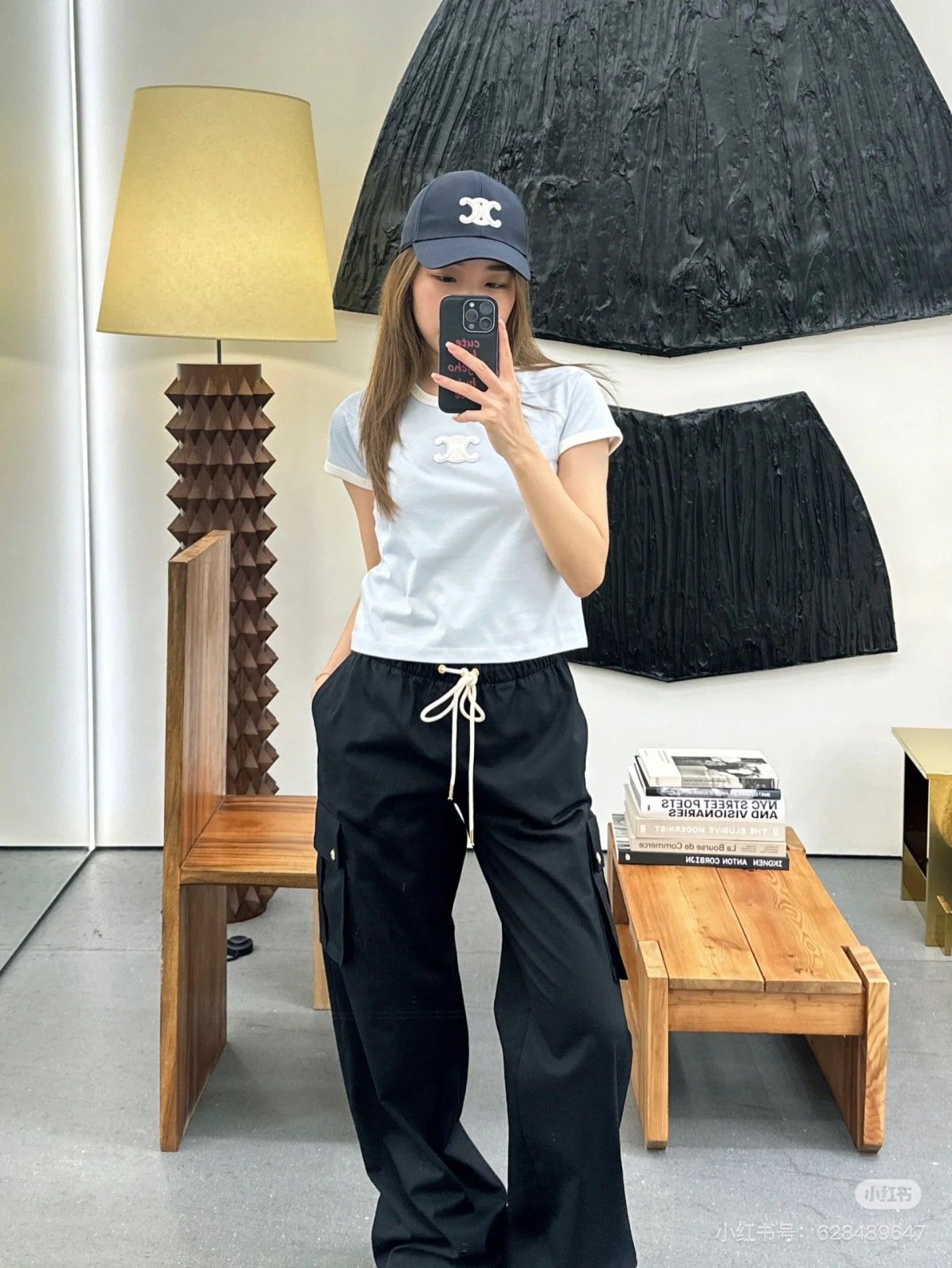セリーヌ 半袖 Tシャツ レディース ラウンドネック A30603