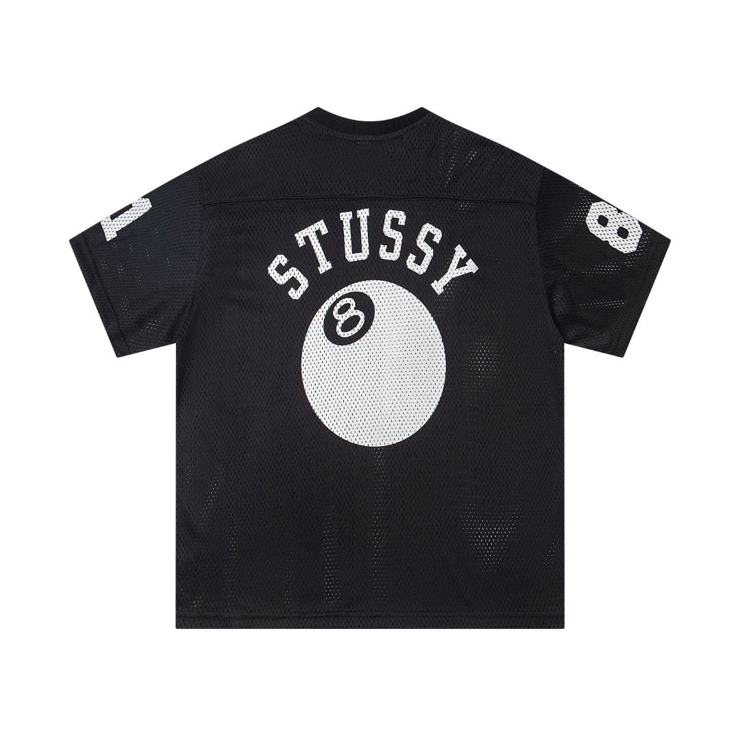ステューシー 半袖 Tシャツ ゆったり メッシュ表面 スポーツ カジュアル A30625