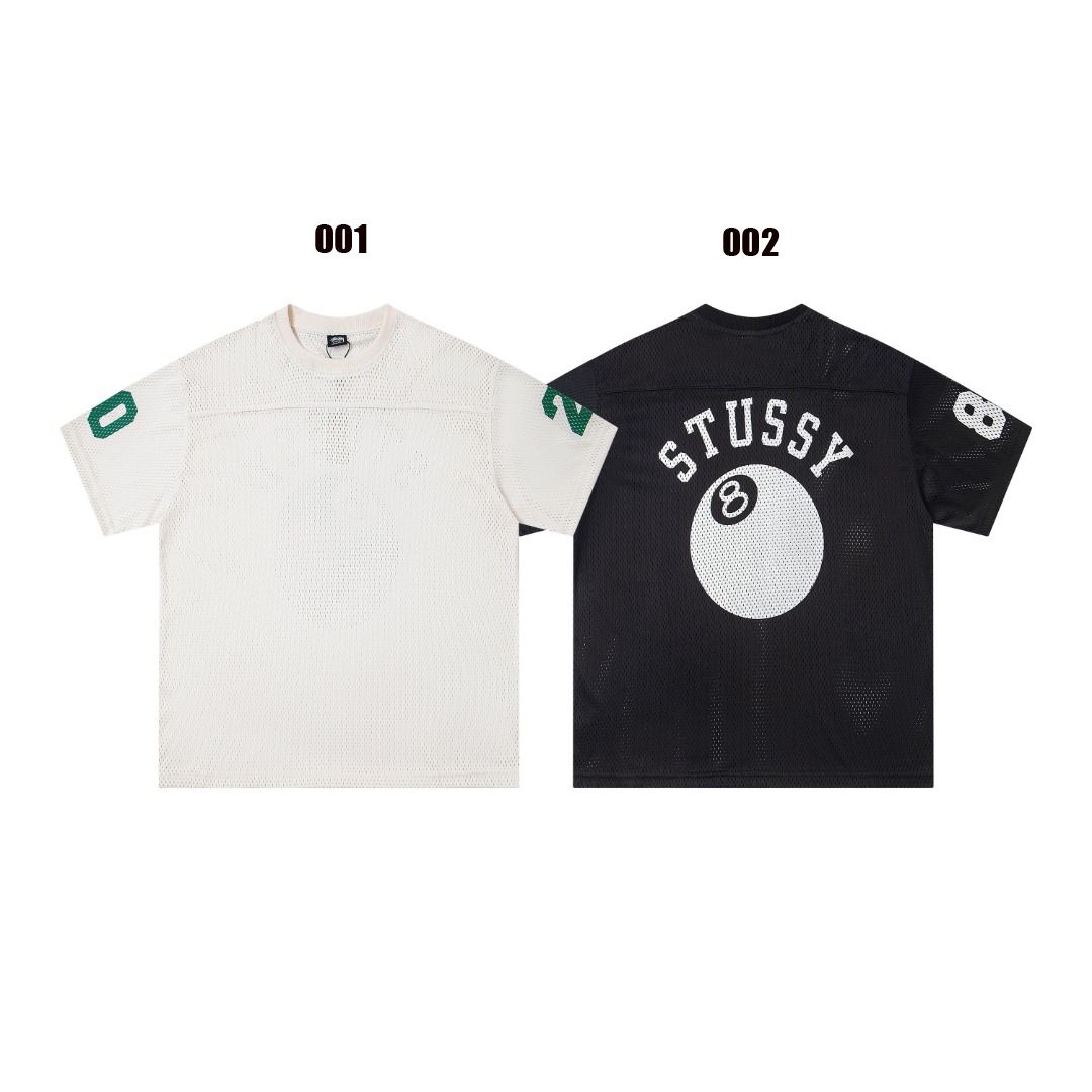ステューシー 半袖 Tシャツ ゆったり メッシュ表面 スポーツ カジュアル A30625