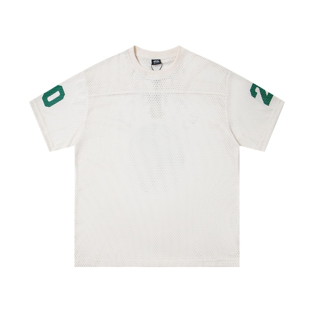 ステューシー 半袖 Tシャツ ゆったり メッシュ表面 スポーツ カジュアル A30625