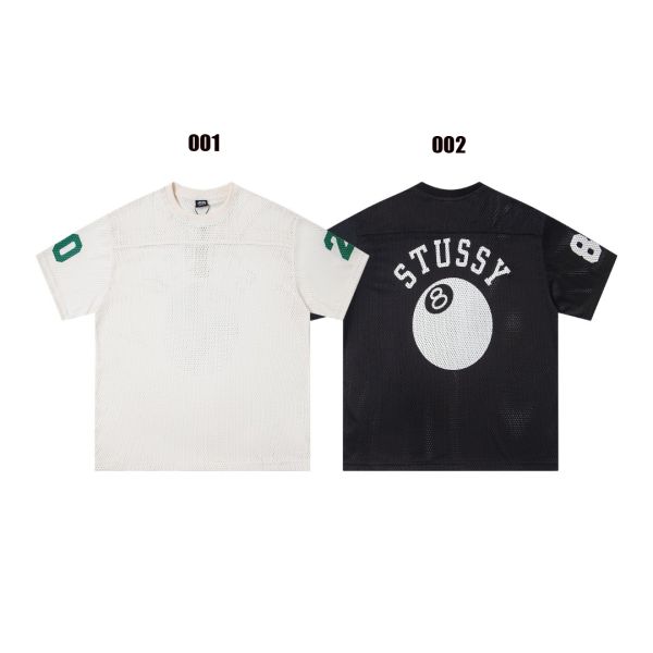ステューシー 半袖 Tシャツ ゆったり メッシュ表面 スポーツ カジュアル A30625
