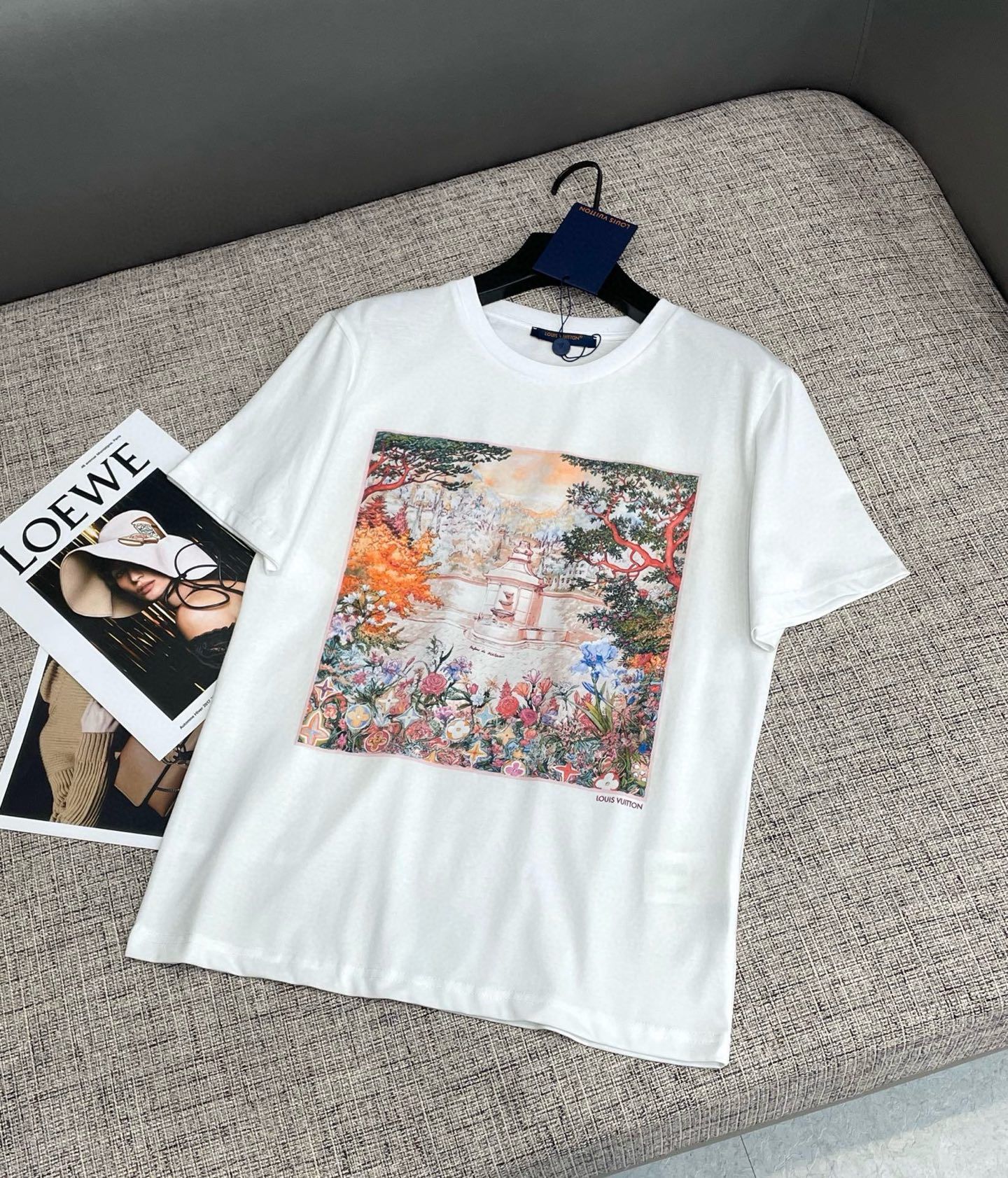 ルイヴィトン 半袖tシャツ レディース プリント A30615