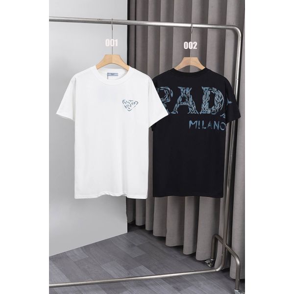 プラダ 半袖tシャツ プリント カジュアル A30621