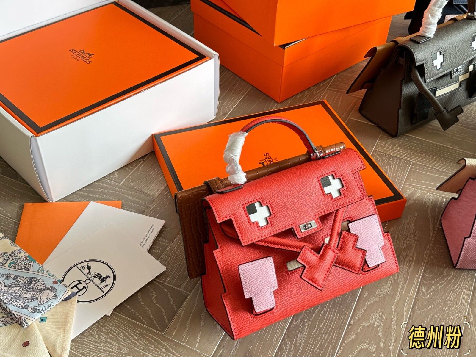 エルメス Kellydoll ショルダーバッグ ミニバッグ 可愛い A30618
