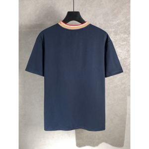 バーバリー 半袖Tシャツ ラウンドネック 刺繍ロゴ A30627