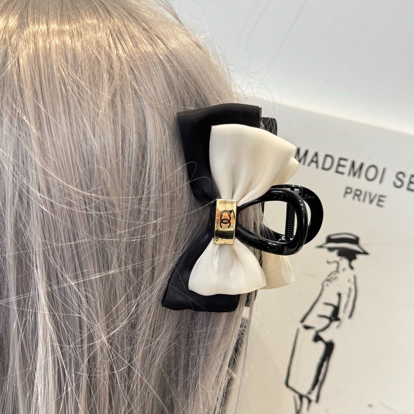 シャネル バンスクリップ ヘアクリップ まとめ髪 髪留め A30648