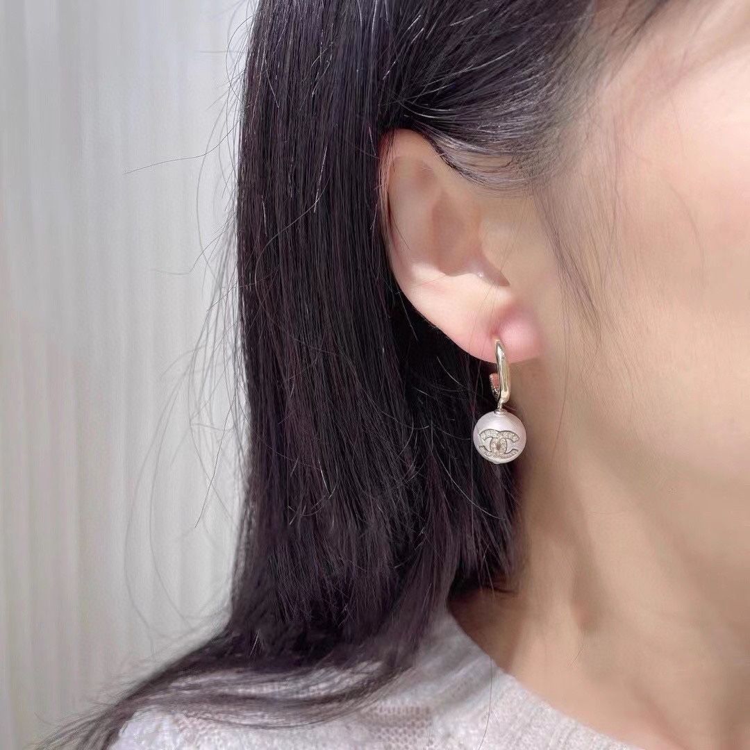 シャネル ピアス パールドロップイヤリング A30641