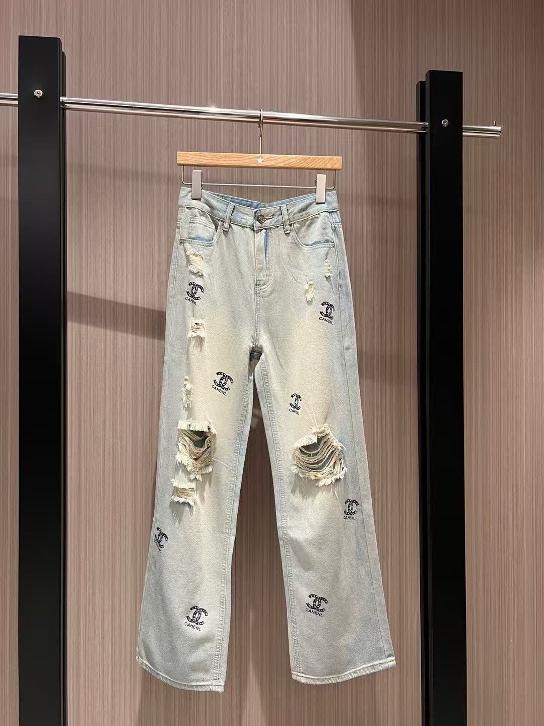 シャネル ジーンズ プリント レディース A30637