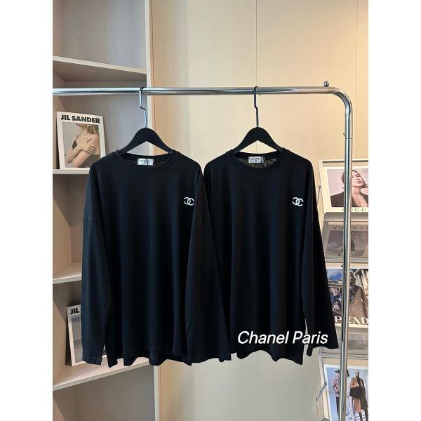 シャネル 長袖Tシャツ 夏用 日焼け止め 刺繍ロゴ A30635