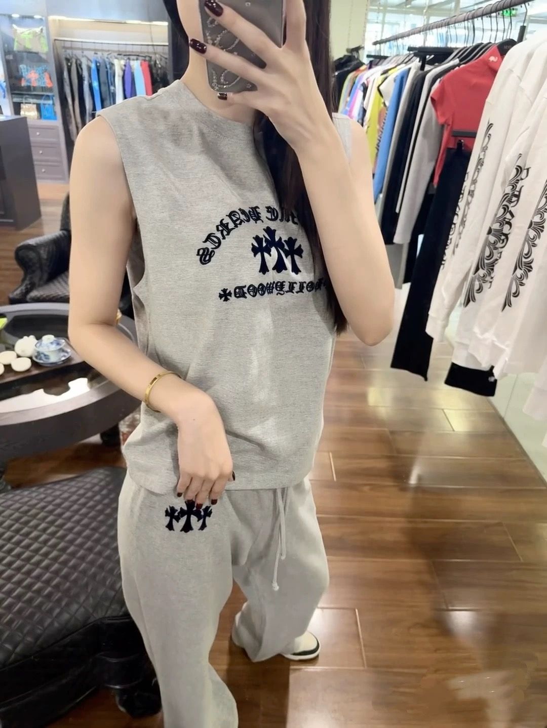 クロムハーツ 上下セット ベスト+パンツ カジュアル A30638