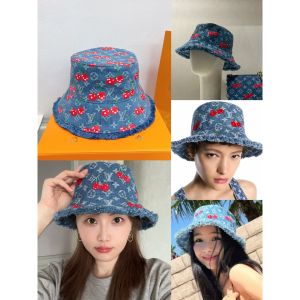 ルイヴィトン チェリー バケットハット デニム 可愛い A30649