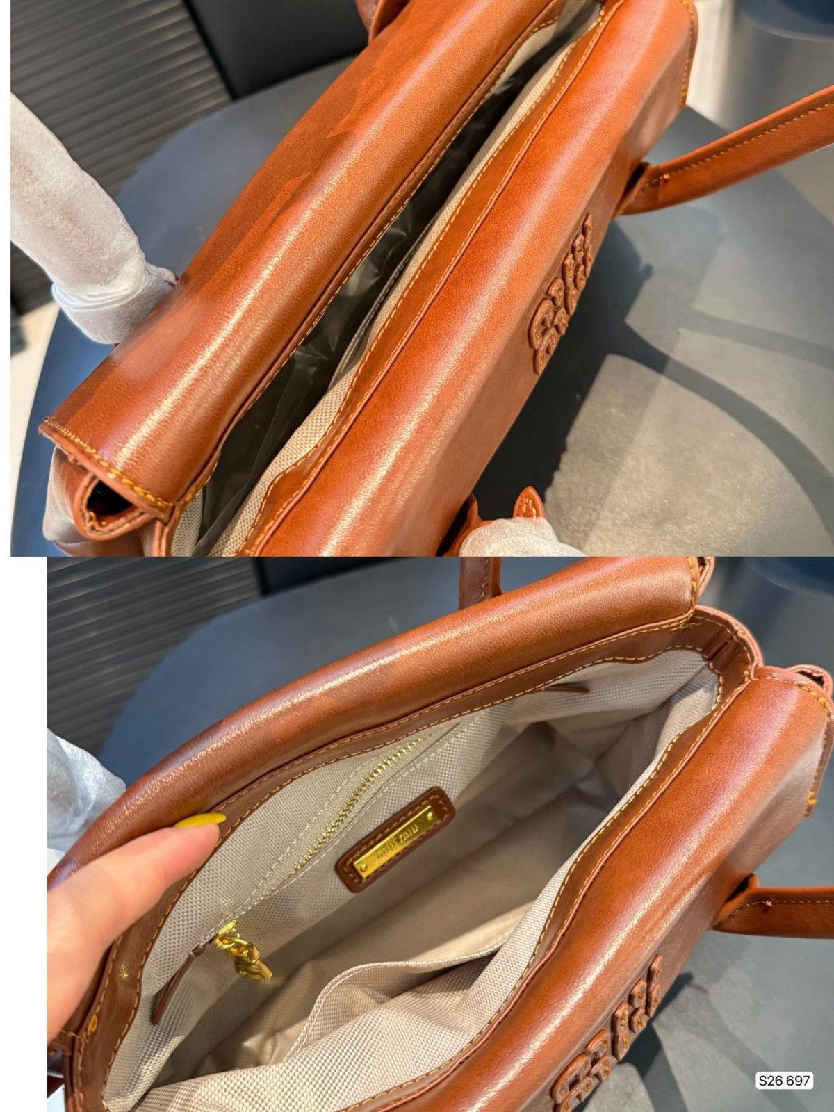 ミュウミュウ ハンドバッグ レザー 高品質 オシャレ A30672