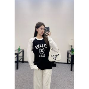 セリーヌ 長袖Tシャツ プリント レディース オシャレ A30683