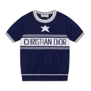 ディオール 半袖 Tシャツ ニット レディース向け 高品質 A30681
