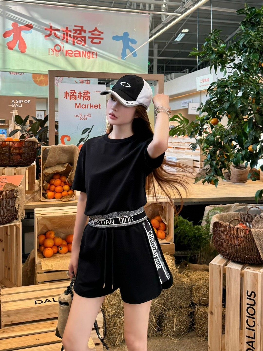 ディオール 上下セット 半袖Tシャツ ショットパンツ カジュアル A30698
