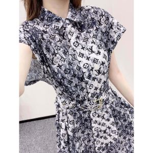 ルイヴィトン ワンピース プリント オシャレ A30695