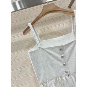 シャネル スリングドレス プリント パール オシャレ A30708
