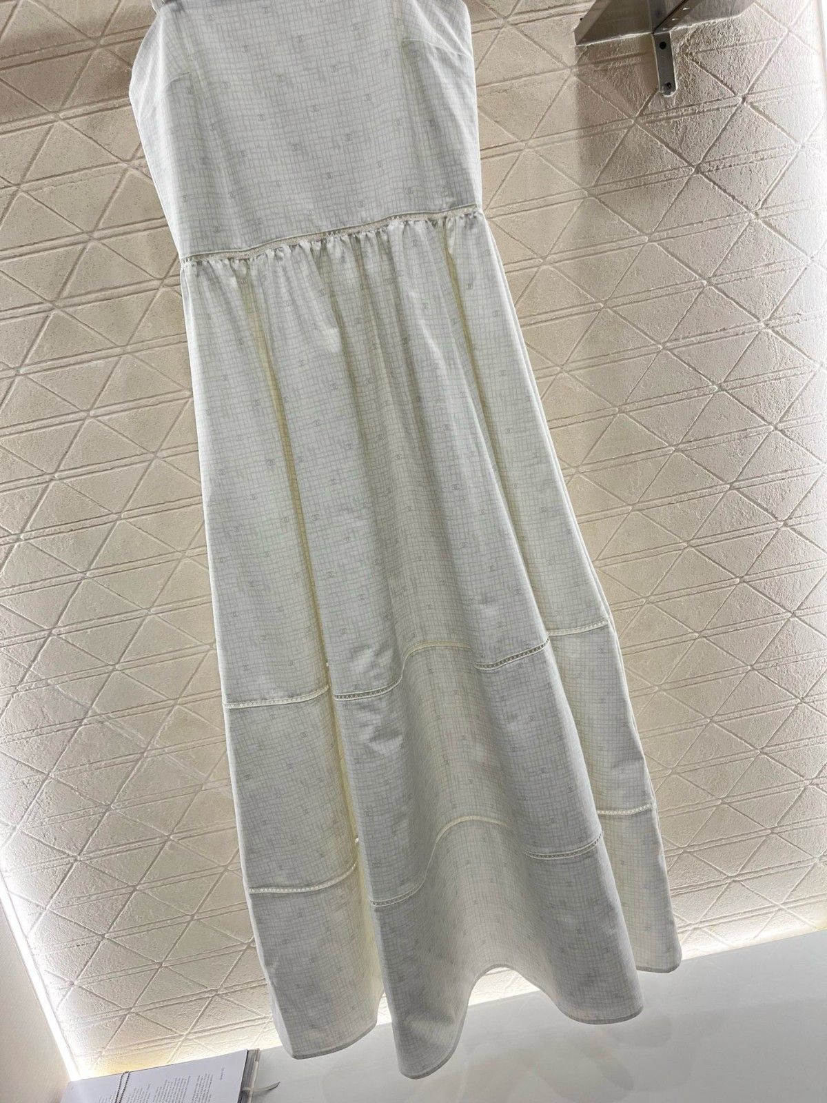 シャネル スリングドレス プリント パール オシャレ A30708
