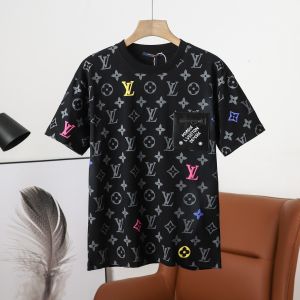 ルイヴィトン 半袖Tシャツ カラフルなグラデーションLV文字 A30711