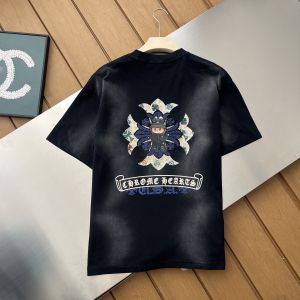 クロムハーツ Labubu 半袖tシャツ 刺繍 コットン A30714