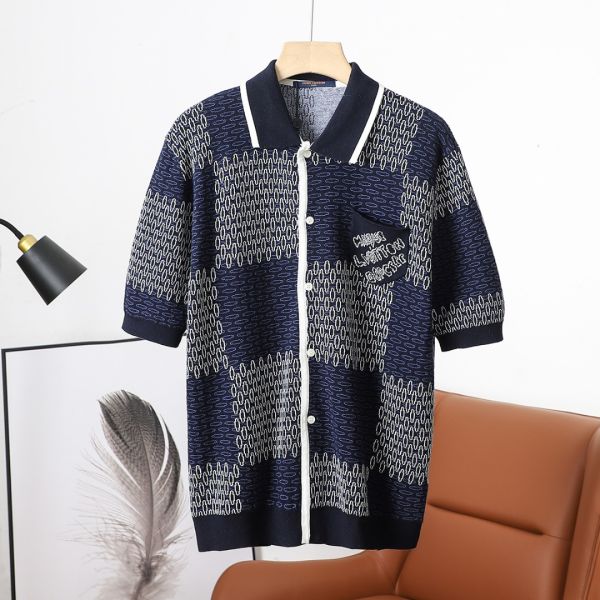 ルイヴィトン 半袖Tシャツ ニット ダミエ 高品質 A30720