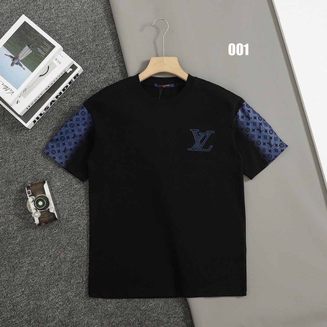 ルイヴィトン 半袖tシャツ 刺繍 男女向け 高品質 A30719