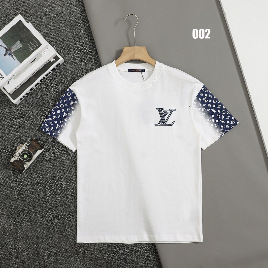 ルイヴィトン 半袖tシャツ 刺繍 男女向け 高品質 A30719
