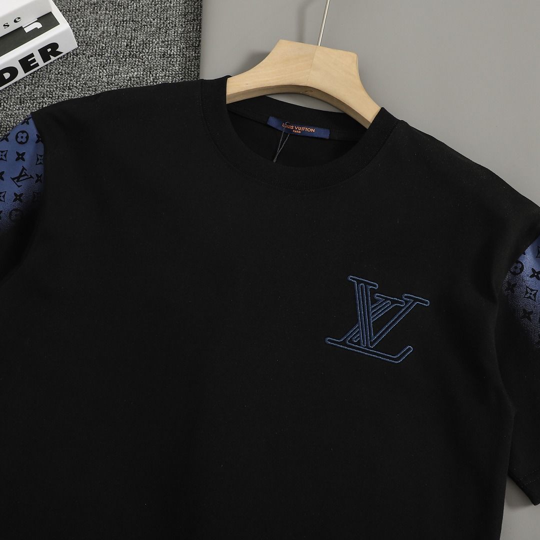 ルイヴィトン 半袖tシャツ 刺繍 男女向け 高品質 A30719