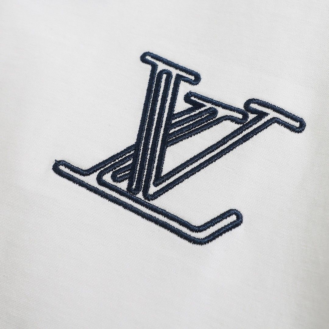 ルイヴィトン 半袖tシャツ 刺繍 男女向け 高品質 A30719