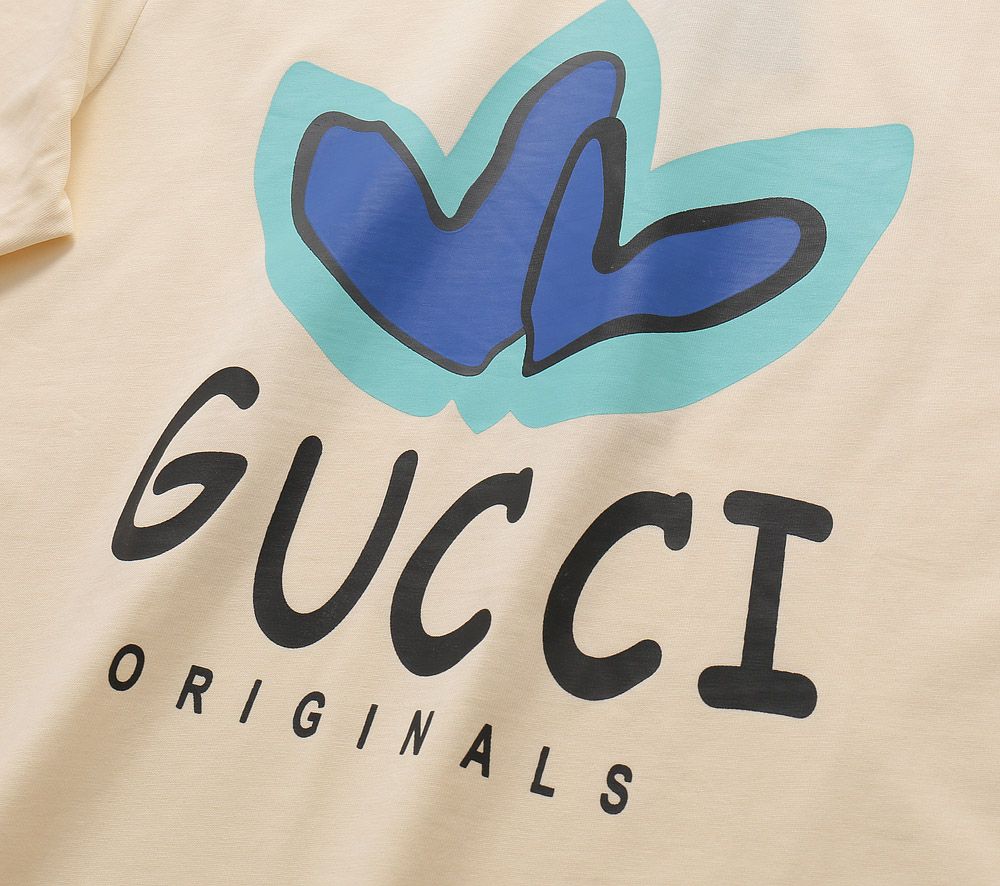 GUCCI X Adidas 半袖tシャツ osサイズ 高品質 ファション A30721