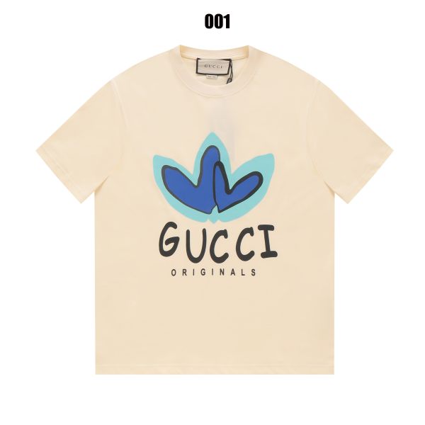 GUCCI X Adidas 半袖tシャツ osサイズ 高品質 ファション A30721