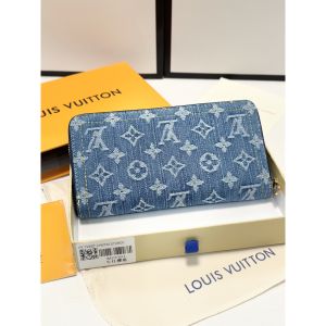 ルイヴィトン チェリー ジップウォレット デニム長財布 A30729