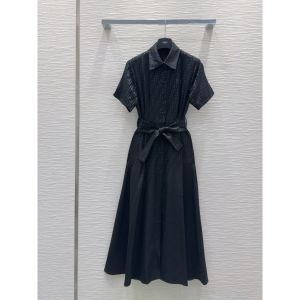 フェンディ ワンピース ジャカード ベルト付きドレス オシャレ A30738