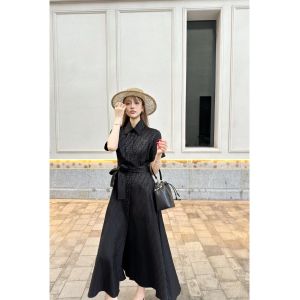 フェンディ ワンピース ジャカード ベルト付きドレス オシャレ A30738