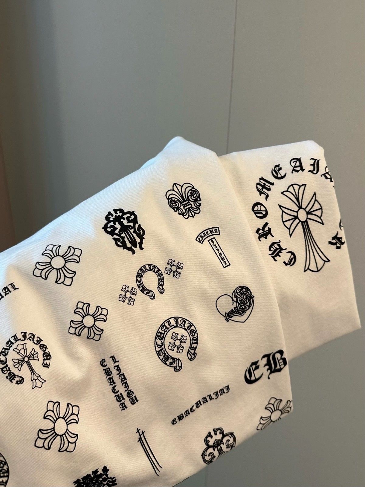 クロムハーツ 半袖tシャツ ホワイト コットン A30731