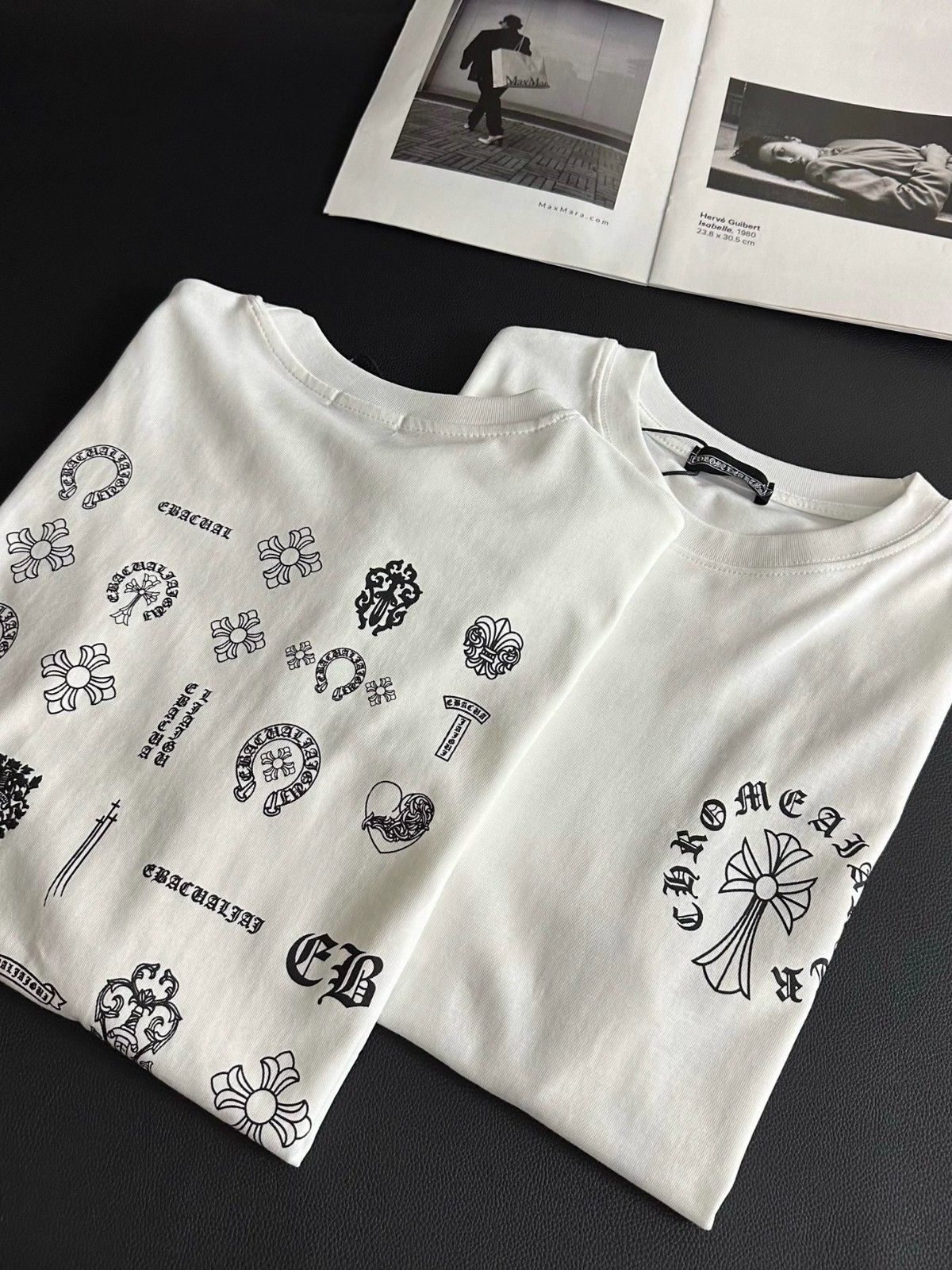 クロムハーツ 半袖tシャツ ホワイト コットン A30731