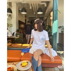 クロムハーツ 半袖Tシャツ ポケット カップル OSサイズ A30741