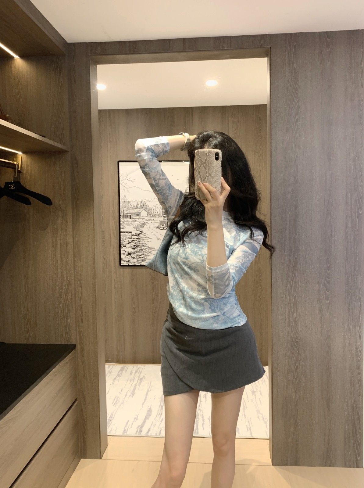 ディオール メッシュTシャツ 長袖 レディース A30747